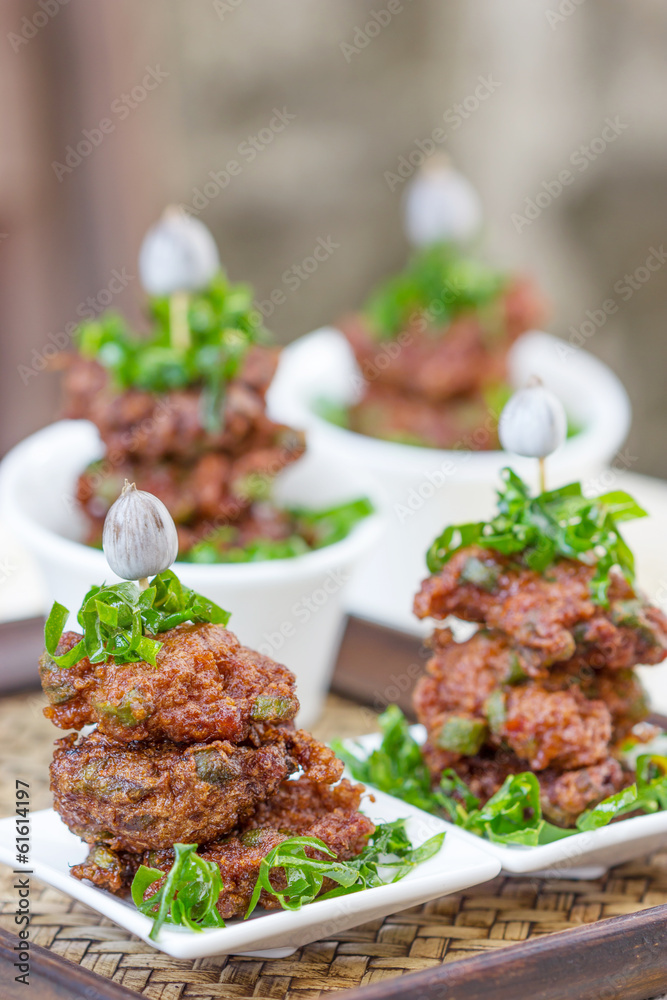 Fried Fish Cakes Thai Food