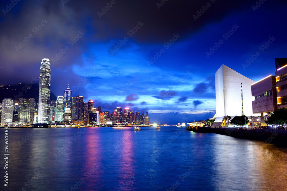 Obraz premium Hong Kong skyline