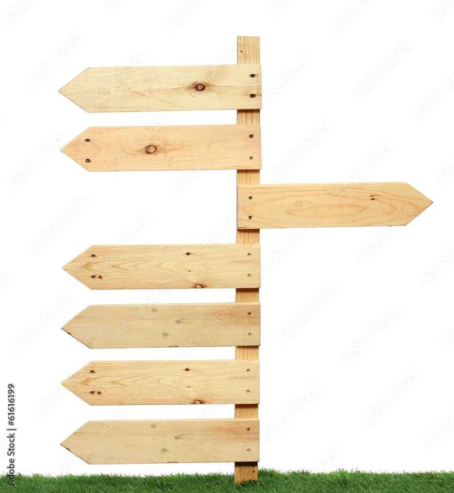 Fototapeta premium Wooden sign