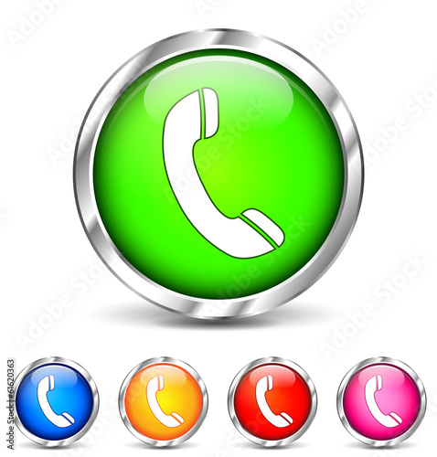 phone silver icons