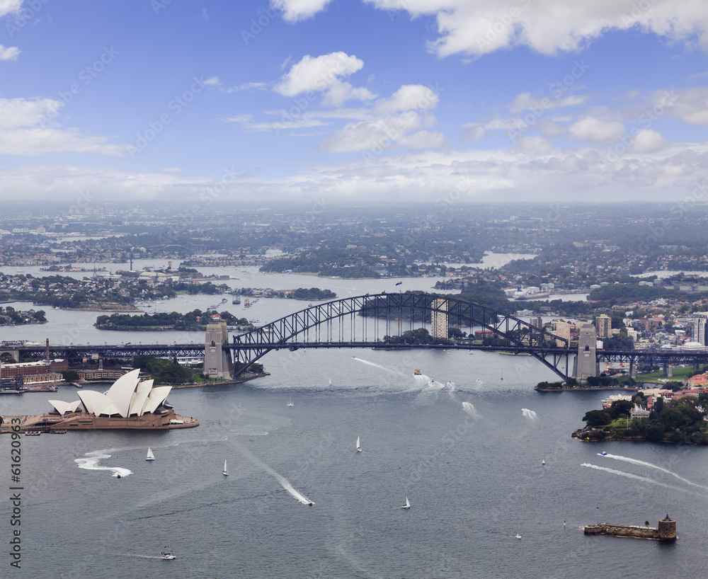 Sydney Helicopter Bridge Opera