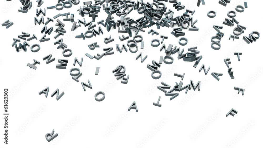 Typographic background Typographic background