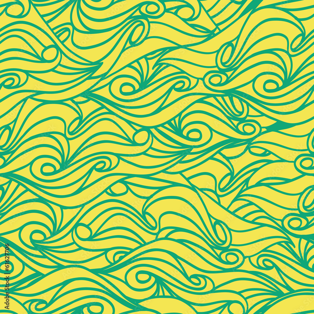 Wave pattern seamless texture. Vector illustration/ EPS 8
