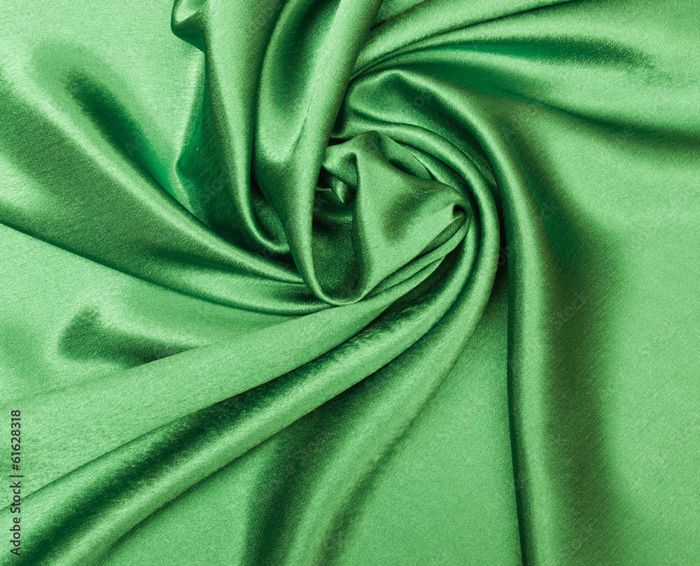 Fototapeta premium green silk