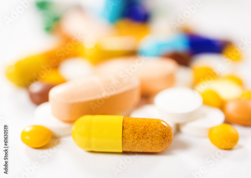 Yellow pill photo