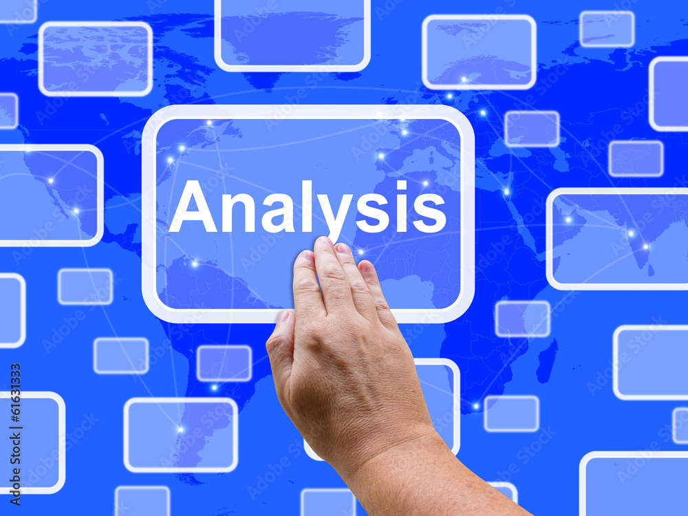 Analysis Touch Screen Shows Probe Examination Analysis Touch Screen Shows Probe Examination