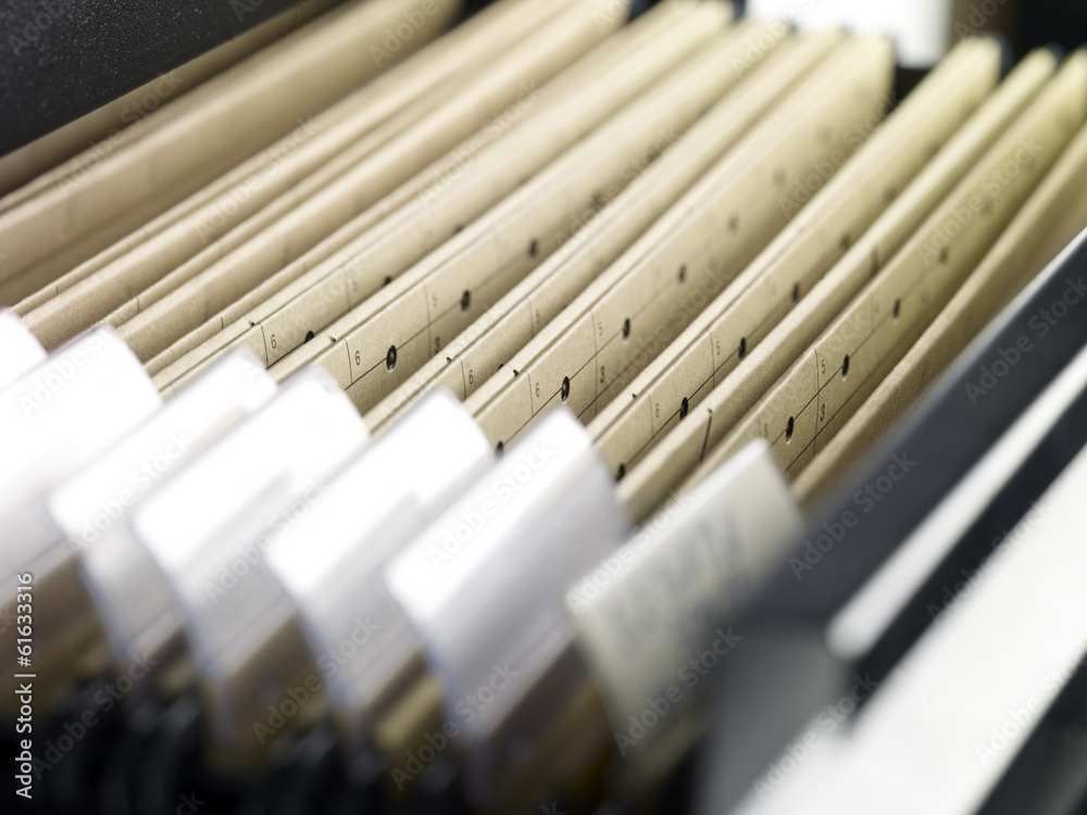 Fototapeta premium Registerkarten