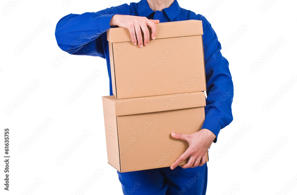 Delivery man. Delivery man.