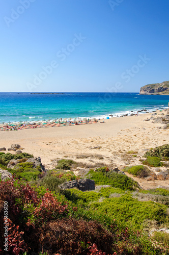 Falassarna, one of the most beautiful beaches of Crete © stanciuc