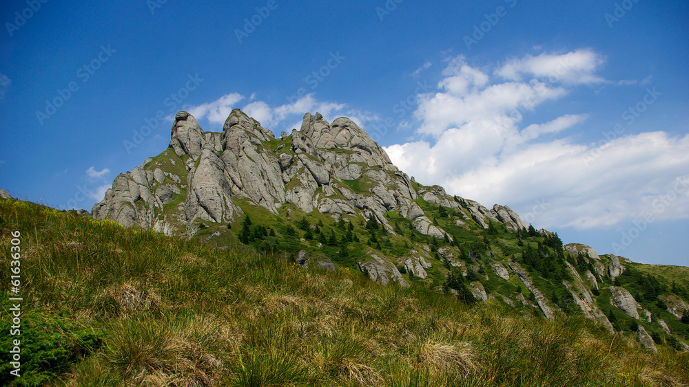 Alpine landscape in Ciucas mountains, Romania. Alpine landscape in Ciucas mountains, Romania.