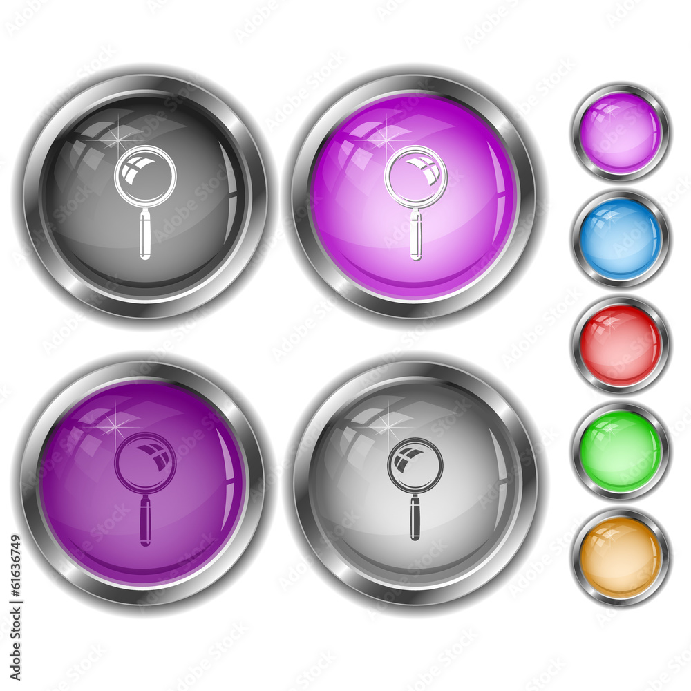 Loupe. Internet buttons. Loupe. Internet buttons.