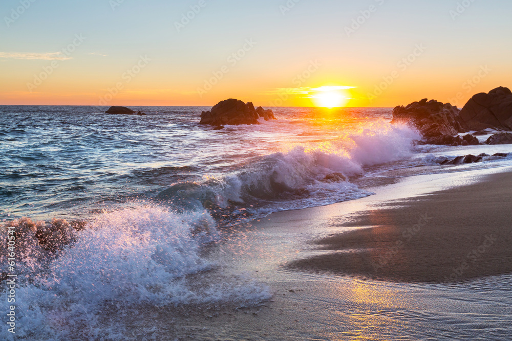 Obraz premium Sea sunset