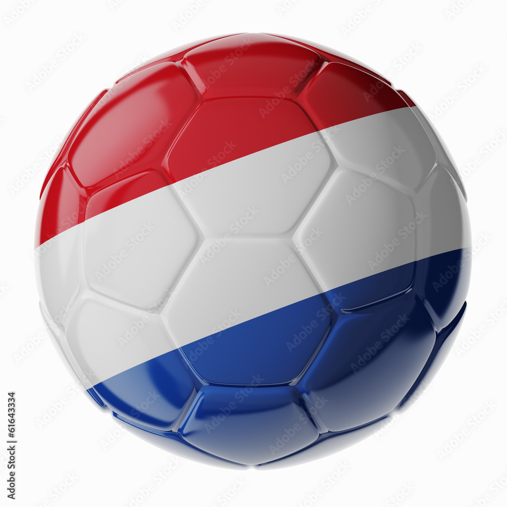 Soccer ball. Flag of Netherlands Soccer ball. Flag of Netherlands