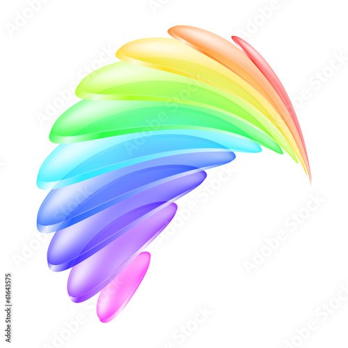 Abstract colorful shape