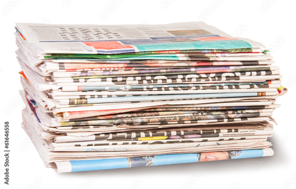 Stack Of Newspapers