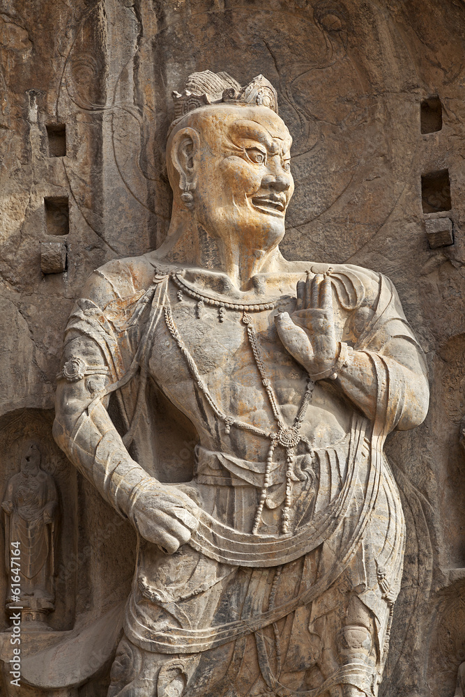 A shot of Chinese Buddha Statue in China