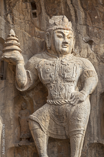 A shot of Chinese Buddha Statue in China