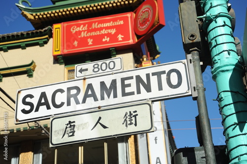 Canvas Print Chinatown, San Francisco