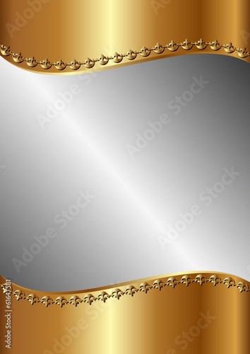 gray and gold background