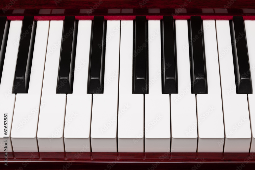 ebony and ivory keys of red piano ebony and ivory keys of red piano