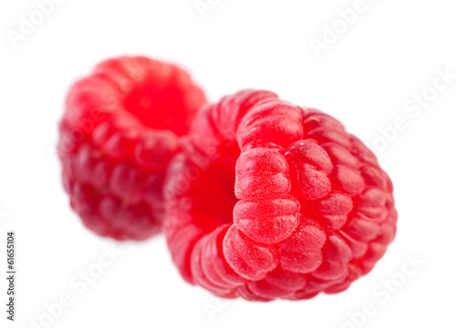 Sweet raspberry isolated