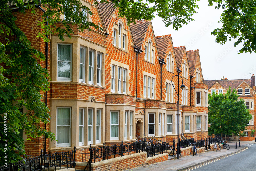 Town houses. Oxford, England