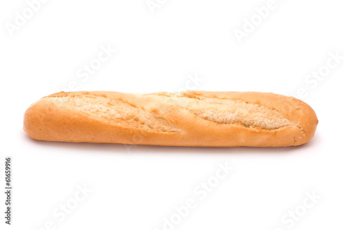 Baguette isolated on white
