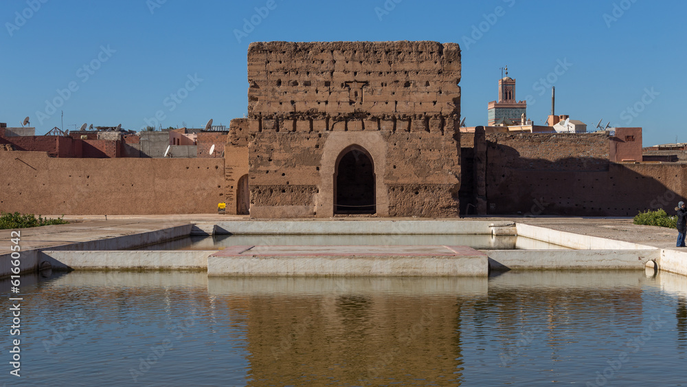 Al Badia Palace Ruins in Marrakesh