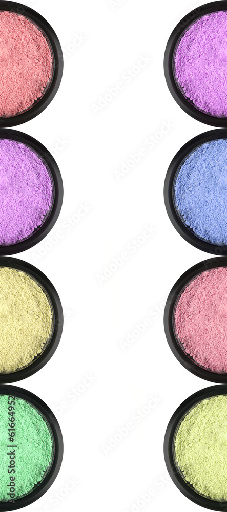 makeupeyeshadow isolated on white background makeupeyeshadow isolated on white background