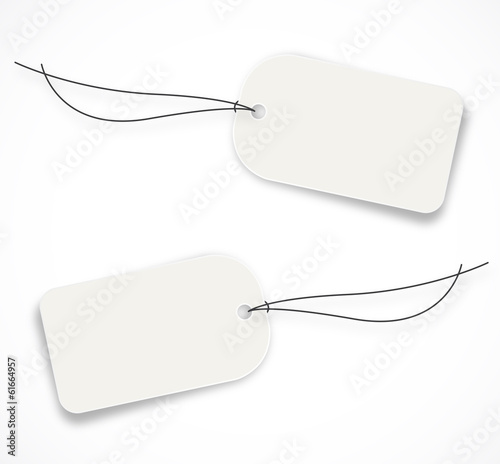 Etiquette coins arrondis
