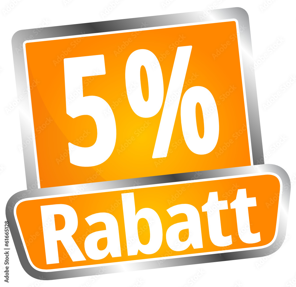 5 % Rabatt