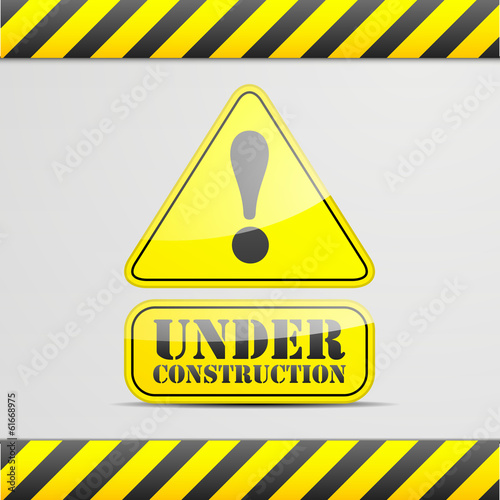 under construction sign