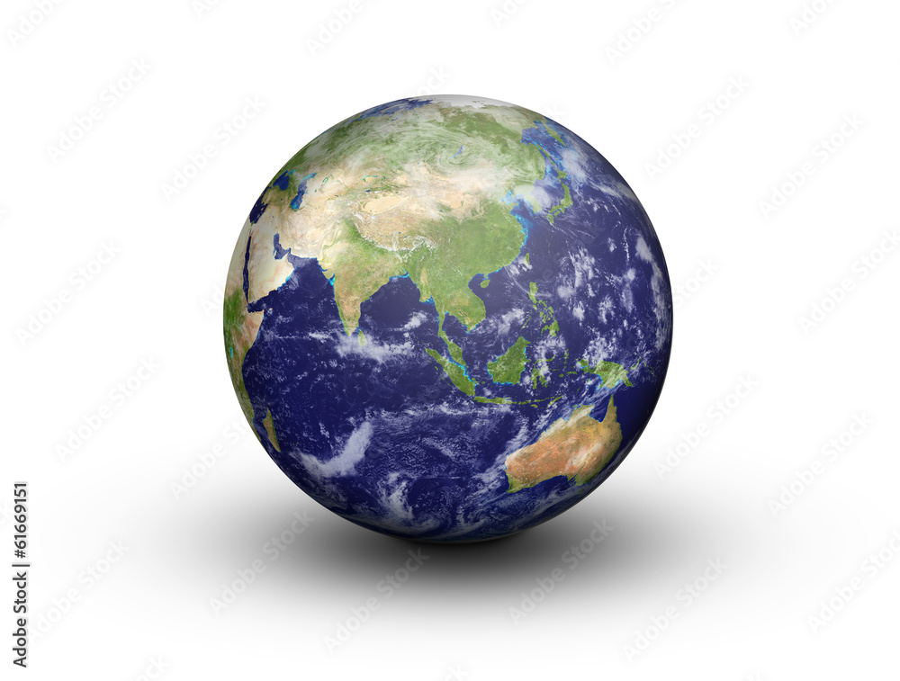 Earth Globe - Asia and Australia