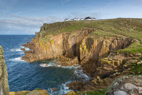 View of Lands End Cornwall