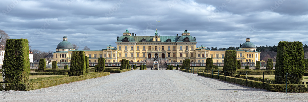 Panorama of Drottningholm Palace, Sweden