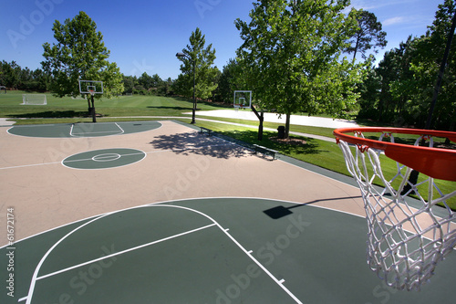 Outdoor Basketball Court