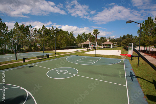 Outdoor Basketball Court