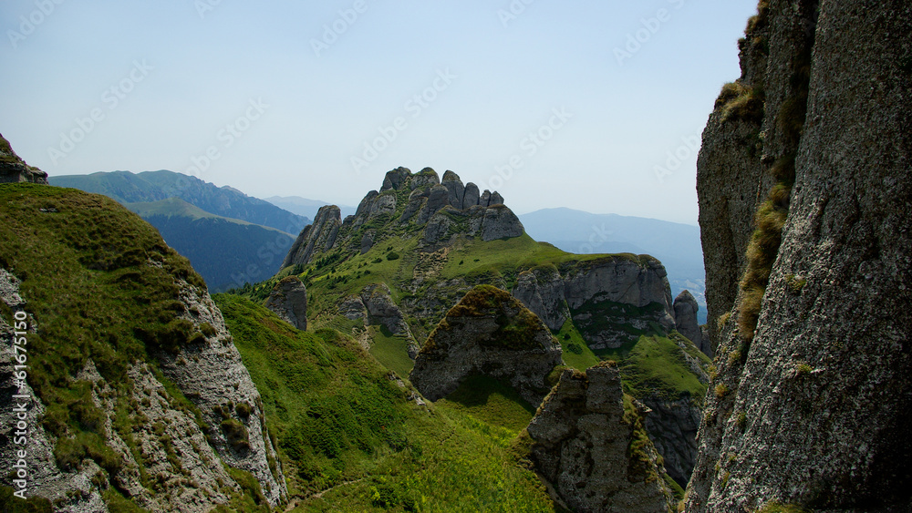Alpine landscape in Ciucas mountains, Romania.