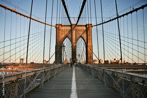 Photo On the Brooklyn bridge