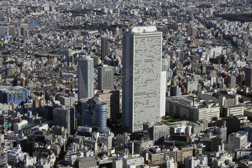 Aerial view of Ikebukuro areas