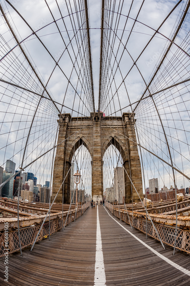 Fototapeta premium Kabel mostu Brooklin