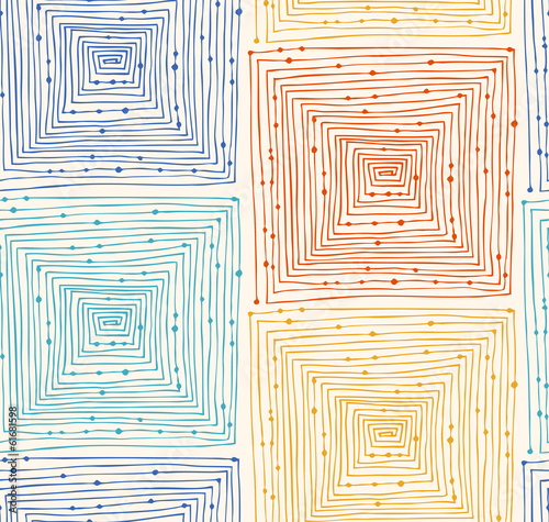 Abstract linear grunge seamless pattern