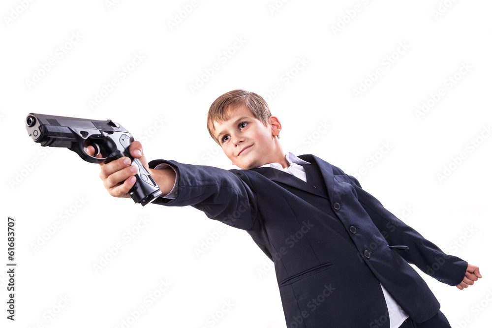 Boy with a weapon Boy with a weapon
