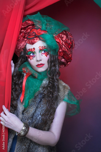 Holiday girl.