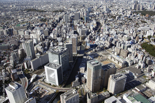 Aerial view of Shinagawa-ku areas