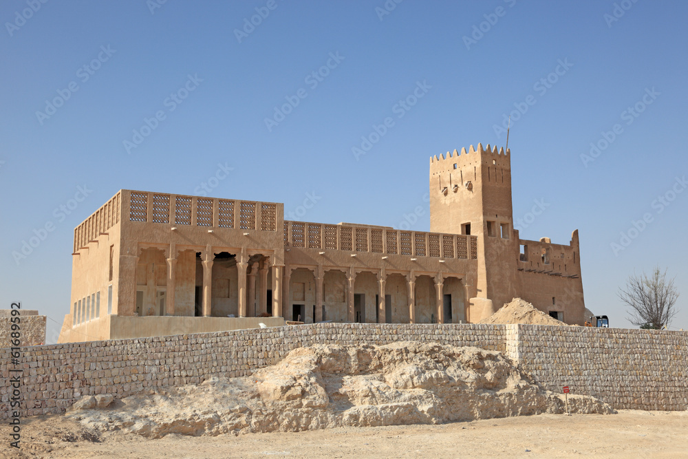 Historic fortress in Doha, Qatar, Middle East
