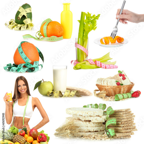 Collage of diet products is...