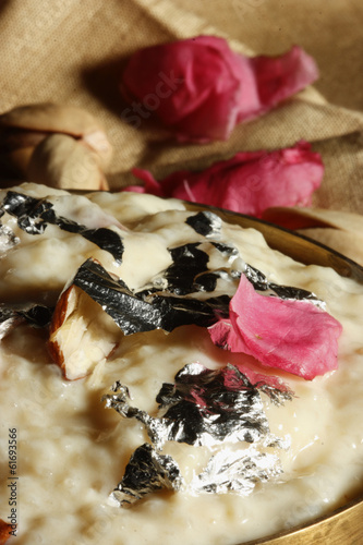 Firni - Rice Pudding – a dessert from Indian Subcontinent photo
