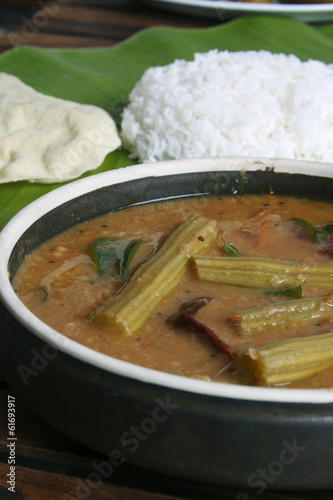 Drumstick Sambar - A lentilsoup from Tamilnadu photo