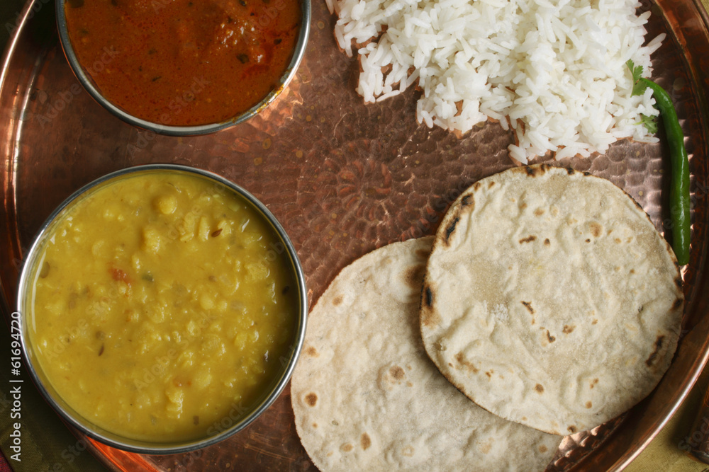 Gujarati Tuvar Dal is a tangy and sweet dish of Gujarat Stock Photo